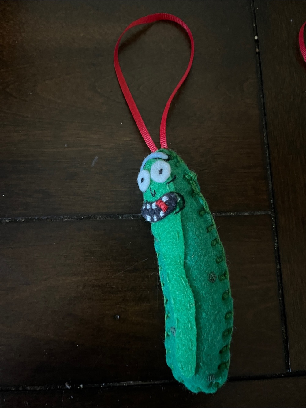 Rick and Morty Pickle Rick Ornament